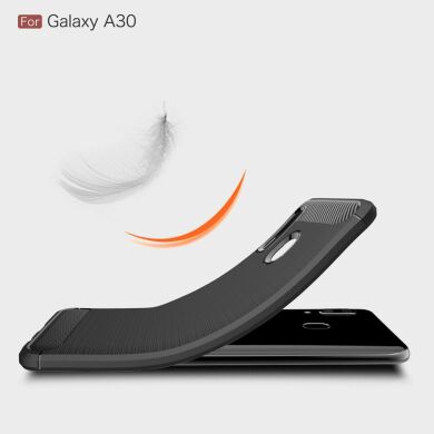 Захисний чохол UniCase Carbon для Samsung Galaxy A30 (A305) / A20 (A205) - Red