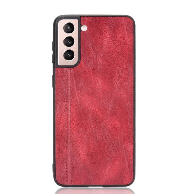 Защитный чехол UniCase Leather Series для Samsung Galaxy S21 Plus - Red