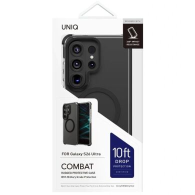 Защитный чехол UNIQ Combat для Samsung Galaxy S26 Ultra (S948) UNIQ-GS26UHYB-COMMCBLK - Black