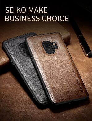 Защитный чехол X-LEVEL Leather Back Cover для Samsung Galaxy S9 (G960) - Grey