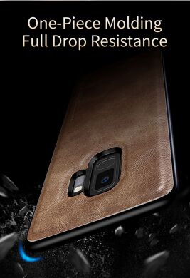 Защитный чехол X-LEVEL Leather Back Cover для Samsung Galaxy S9 (G960) - Red