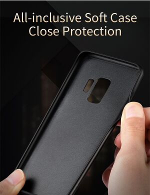 Защитный чехол X-LEVEL Leather Back Cover для Samsung Galaxy S9 (G960) - Blue