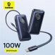 Внешний аккумулятор Baseus EnerCore CR11 100W (20000mAh) + кабель Type-C + Type-C (PPNMS) - Black. Фото 7 из 13