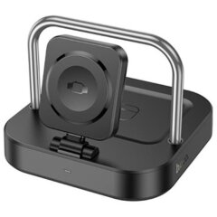 Беспроводное зарядное устройство Hoco CQ16A Astute 3-in-1 - Black