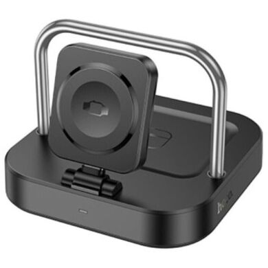 Беспроводное зарядное устройство Hoco CQ16A Astute 3-in-1 - Black