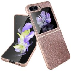 Защитный чехол GKK Glitter Design для Samsung Galaxy Flip 5 - Rose Gold