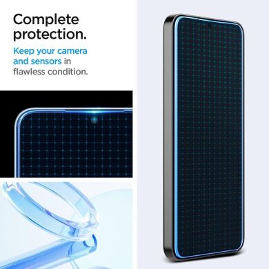 Комплект захисних стекол Spigen (SGP) Screen Protector EZ Fit Glas.tR для Samsung Galaxy S24 (S921)
