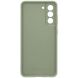 Захисний чохол Silicone Cover для Samsung Galaxy S21 FE (G990) EF-PG990TMEGRU - Olive Green