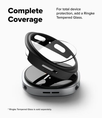 Комплект чохлів RINGKE Slim Case для Samsung Galaxy Watch 8 (40mm) 8800293856047 - Matte Black