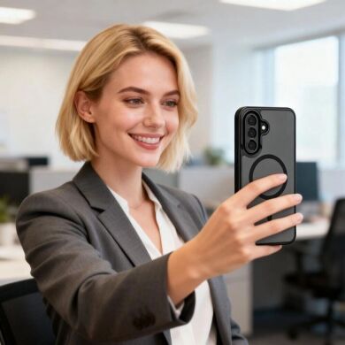 Защитный чехол Tech-Protect Magmat MagSafe для Samsung Galaxy A57 (A576) - Matte Black