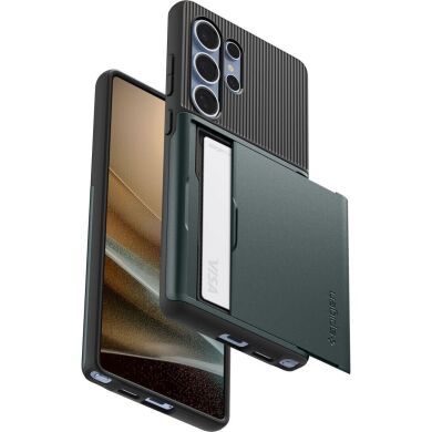 Защитный чехол Spigen Slim Armor CS для Samsung Galaxy S25 Ultra (S938) ACS08968 - Abyss Green