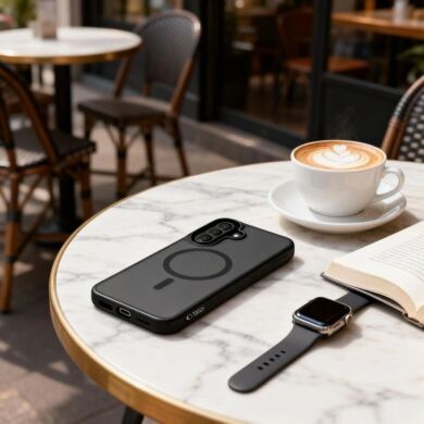 Защитный чехол Tech-Protect Magmat MagSafe для Samsung Galaxy A57 (A576) - Matte Black