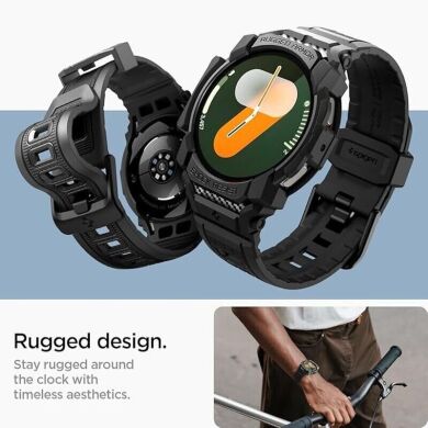 Защитный чехол Spigen (SGP) Rugged Armor Pro (FW) для Samsung Galaxy Watch 7 (40mm) - Matte Black