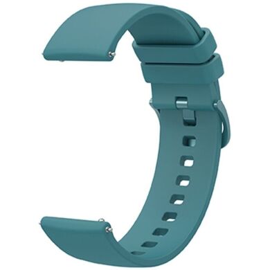 Ремінець Deexe Soft Silicone для годинників з шириною кріплення 18 мм - Green