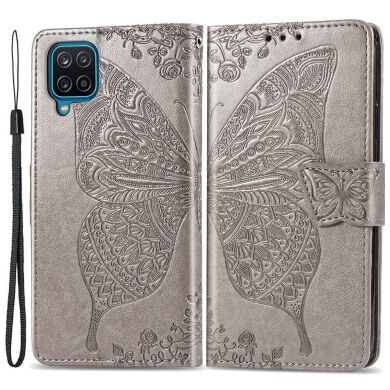 Чехол UniCase Butterfly Pattern для Samsung Galaxy M53 (M536) - Grey