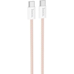 Кабель Hoco X104 Source 60W Type-C to Type-C (2m) - Pink