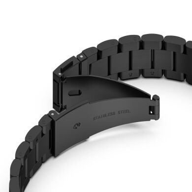 Ремешок Deexe Stainless Steel для Samsung Galaxy Fit 3 - Black
