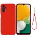 Захисний чохол Deexe Silicone Case для Samsung Galaxy A13 (А135) - Red