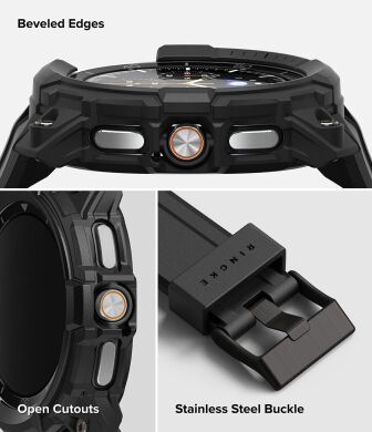 Ремінець Ringke Rugged Gear (FW) для Samsung Galaxy Watch 8 Classic (8800328814172) - Black
