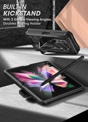 Захисний чохол Supcase Unicorn Beetle Pro Rugged Case with S-Pen Holder для Samsung Galaxy Fold 3 - Black