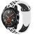 Ремешок Deexe Dual Color для часов с шириной крепления 22 мм - Black / White