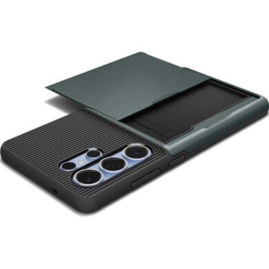 Защитный чехол Spigen Slim Armor CS для Samsung Galaxy S25 Ultra (S938) ACS08968 - Abyss Green