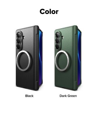 Защитный чехол Ringke Onyx Flap Magnetic для Samsung Galaxy Fold 8 Ultra (8800380460454) - Black
