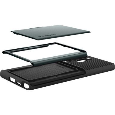 Защитный чехол Spigen Slim Armor CS для Samsung Galaxy S25 Ultra (S938) ACS08968 - Abyss Green