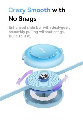 Кабель Baseus Bright Mirror 2 Series 3-in-1 USB to MicroUSB+Lightning+Type-C (3.5A, 1.1m) CAMJ010001 - Black