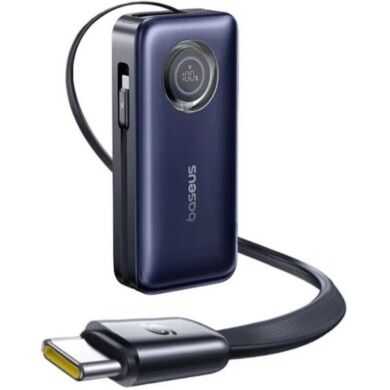 Внешний аккумулятор Baseus EnerCore CR11 100W (20000mAh) + кабель Type-C + Type-C (PPNMS) - Black