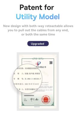 Кабель Baseus Bright Mirror 2 Series 3-in-1 USB to MicroUSB+Lightning+Type-C (3.5A, 1.1m) CAMJ010001 - Black