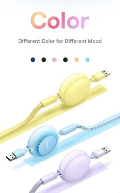 Кабель Baseus Bright Mirror 2 Series 3-in-1 USB to MicroUSB+Lightning+Type-C (3.5A, 1.1m) CAMJ010001 - Black