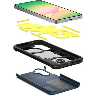 Защитный чехол Spigen (SGP) Tough Armor для Samsung Galaxy A56 (A566) ACS09295 - Metal Slate