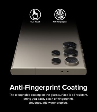 Захисне скло на камеру Ringke Lens Protector для Samsung Galaxy S24 Ultra (S928) 8809961784156 - Black