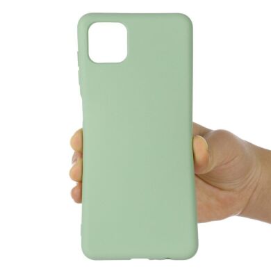 Защитный чехол Deexe Silicone Case для Samsung Galaxy A22 5G (A226) - Green