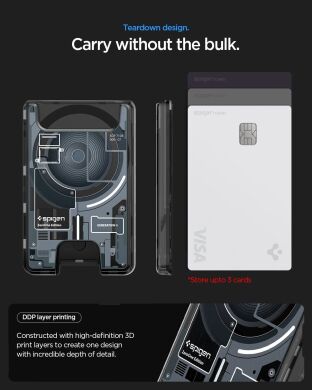 Кардхолдер Spigen Ultra Hybrid Zero One (AFA11305) - White