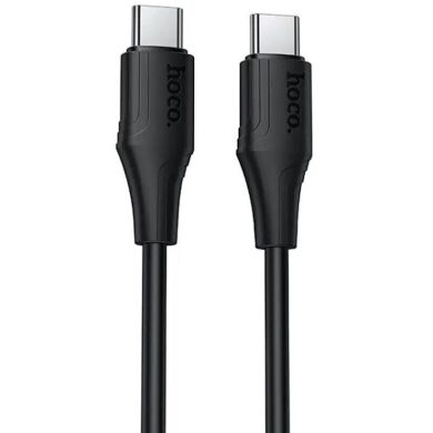 Кабель Hoco X124 Type-C to Type-C (60W, 3A, 1m) - Black