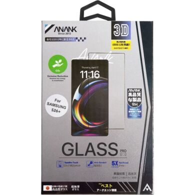 Захисне скло Anank 3D HD 5X Reinforced для Samsung Galaxy S26 Plus (S947) - Black