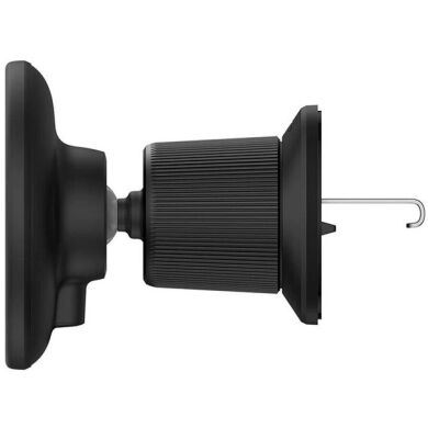 Автомобільний тримач із бездротовою зарядкою Baseus CW01 Magnetic Wireless 15W (C40141001111-00) - Black
