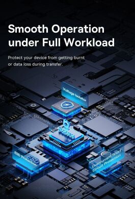 USB HUB Baseus UltraJoy Series 7 in 1 (B00052803811-02) - Metal Gray