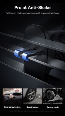 Автомобільний тримач із бездротовою зарядкою Baseus CW01 Magnetic Wireless 15W (C40141001111-00) - Black