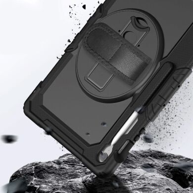 Защитный чехол Tech-Protect Solid 360 для Samsung Galaxy Tab S10 FE Plus - Black