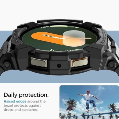 Защитный чехол Spigen (SGP) Rugged Armor Pro (FW) для Samsung Galaxy Watch 7 (40mm) - Matte Black