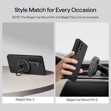 Захисний чохол Pitaka Cairn ProGuard Classic для Samsung Galaxy S26 Ultra (S948) PBS2601U - 600D Black / Grey (Twill)