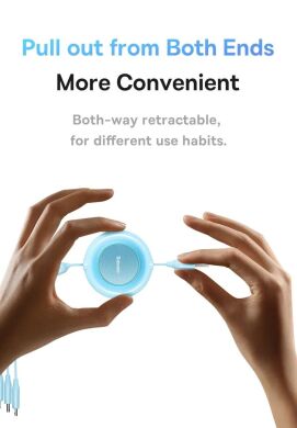 Кабель Baseus Bright Mirror 2 Series 3-in-1 USB to MicroUSB+Lightning+Type-C (3.5A, 1.1m) CAMJ010001 - Black