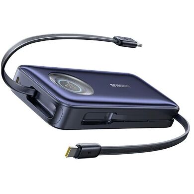 Внешний аккумулятор Baseus EnerCore CR11 100W (20000mAh) + кабель Type-C + Type-C (PPNMS) - Black