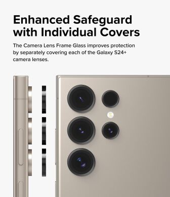Захисне скло на камеру Ringke Lens Protector для Samsung Galaxy S24 Ultra (S928) 8809961784156 - Black