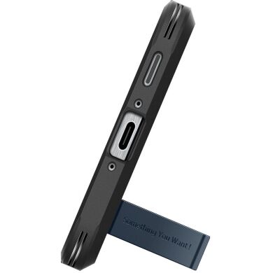 Защитный чехол Spigen (SGP) Tough Armor для Samsung Galaxy A56 (A566) ACS09295 - Metal Slate