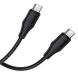 Кабель Hoco X124 Type-C to Type-C (60W, 3A, 1m) - Black