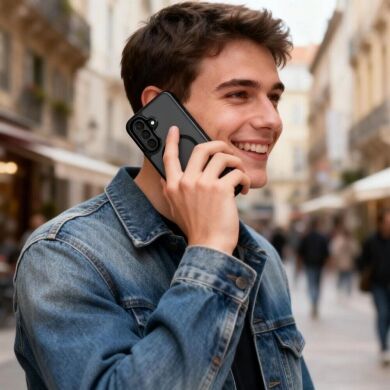 Защитный чехол Tech-Protect Magmat MagSafe для Samsung Galaxy A57 (A576) - Matte Black